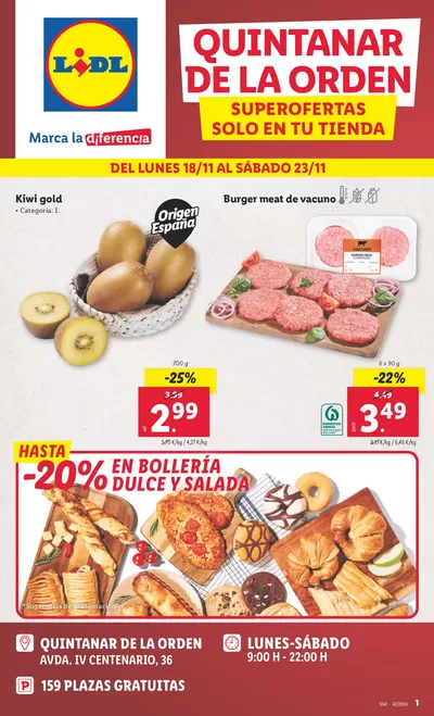 Catálogo Lidl en Quintanar de la Orden | Marca la diferencia QUINTANAR DE LA ORDEN | 18/11/2024 - 23/11/2024