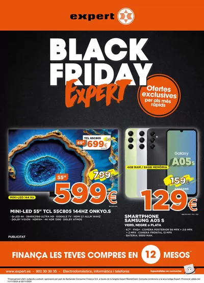 Catálogo Expert en Bagà | OFERTAS BLACK FRIDAY | 11/11/2024 - 30/11/2024