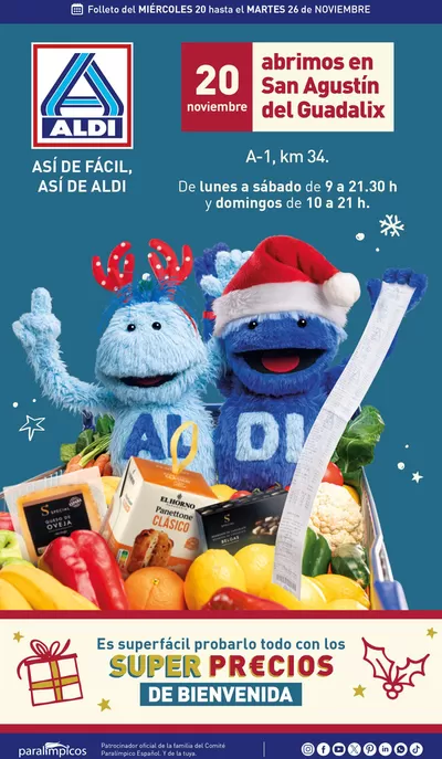 Catálogo ALDI en San Agustín del Guadalix | ¡Nuevo Aldi! | 20/11/2024 - 26/11/2024