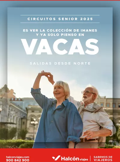 Ofertas de Viajes en Barbastro | Folleto Norte Senior 2025 de Halcón Viajes | 11/11/2024 - 30/6/2025