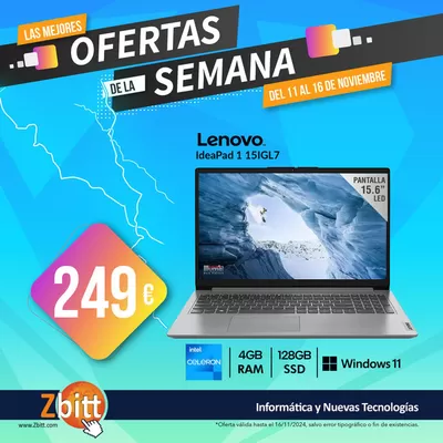 Catálogo Zbitt en Vélez-Rubio | Del 11 al 16 de noviembre | 11/11/2024 - 16/11/2024