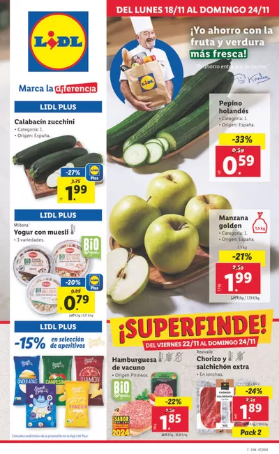 Catálogo Lidl en Arafo | № 1 PRECIO | 18/11/2024 - 24/11/2024