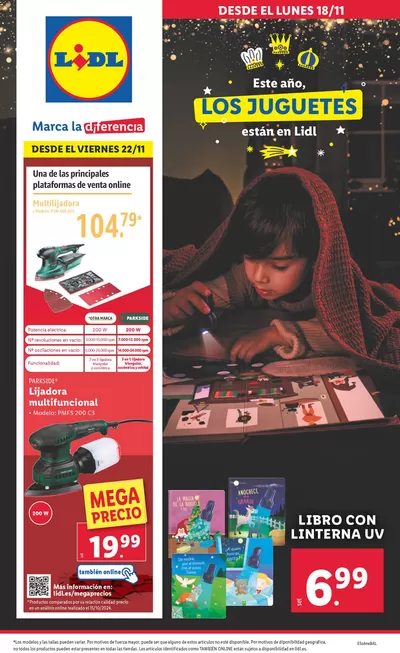 Catálogo Lidl en Ceuta | ¡Bazar Lidl! | 18/11/2024 - 24/11/2024