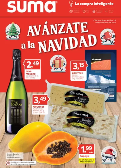 Catálogo Suma Supermercados en Vallehermoso | AVÁNZATE a la NAVIDAD | 13/11/2024 - 26/11/2024