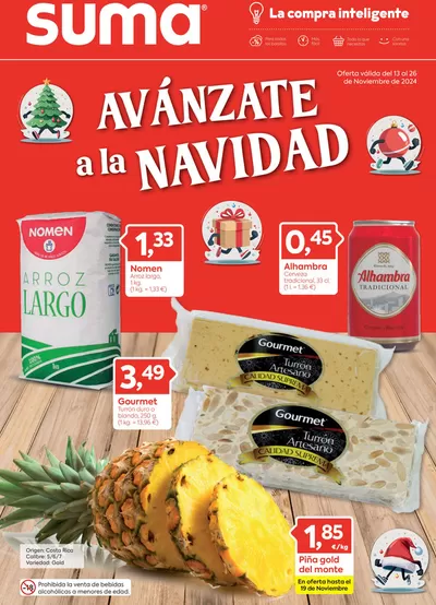 Catálogo Suma Supermercados en El Ejido | AVÁNZATE a la NAVIDAD | 13/11/2024 - 26/11/2024