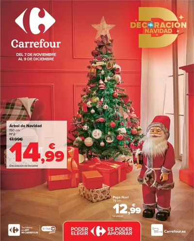 Ofertas de Hogar y Muebles en Candelaria | DECORACIÓN NAVIDAD de Carrefour | 7/11/2024 - 9/12/2024