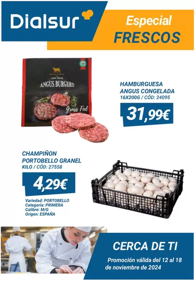 Catálogo Dialsur Cash & Carry en Massanassa | Oferta frescos Horeca | 13/11/2024 - 18/11/2024