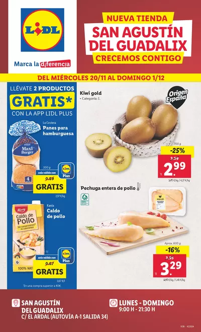 Catálogo Lidl en San Agustín del Guadalix | Marca la diferencia SAN AGUSTÍN DEL GUADALIX | 20/11/2024 - 1/12/2024