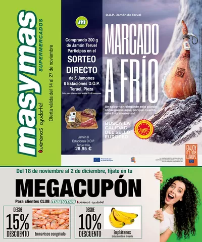 Catálogo Masymas en Villaquilambre | Oferta válida del 14 al 27 de noviembre | 14/11/2024 - 27/11/2024