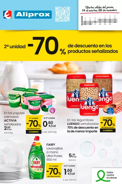 Catálogo Eroski en Friol | 2° unidad 70% de descuento | 14/11/2024 - 26/11/2024