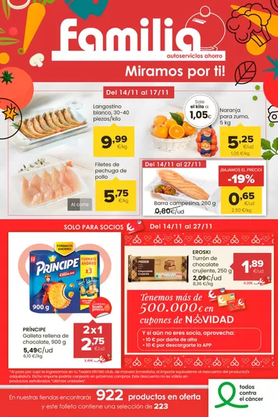 Ofertas de Hiper-Supermercados en Friol | Miramos por ti! de Autoservicios Familia | 14/11/2024 - 26/11/2024