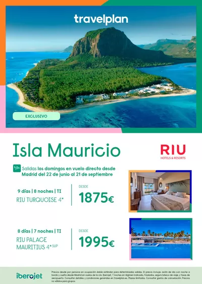 Ofertas de Viajes en Barbastro | Travelplan Isla Mauricio de Travelplan | 14/11/2024 - 14/12/2024