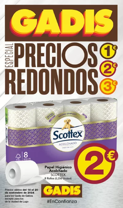 Catálogo Gadis en Ferrol | Especial precios Redondos Galicia | 14/11/2024 - 20/11/2024