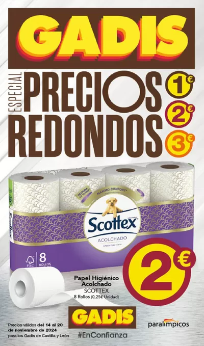 Catálogo Gadis en Tudela de Duero | Especial precios Redondos Castilla y Leon | 14/11/2024 - 20/11/2024