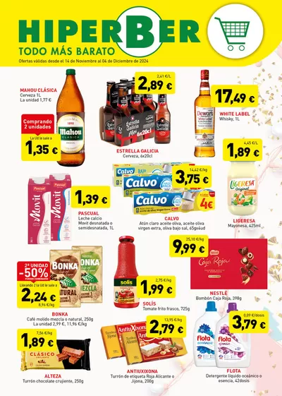 Catálogo Hiperber en Elche | Ofertas del Mes Hiperber | 14/11/2024 - 4/12/2024