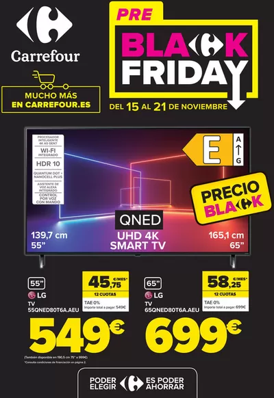 Catálogo Carrefour en Salamanca | Pre black friday  | 15/11/2024 - 21/11/2024