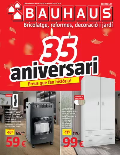 Catálogo BAUHAUS | 35 Aniversari, preus que fan história! | 18/11/2024 - 1/12/2024