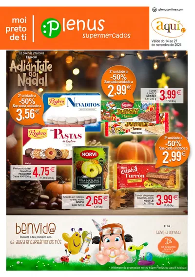 Catálogo Supermercados Aquí en Cañiza | Válido do 14 ao 27 de novembro de 2024 | 14/11/2024 - 27/11/2024