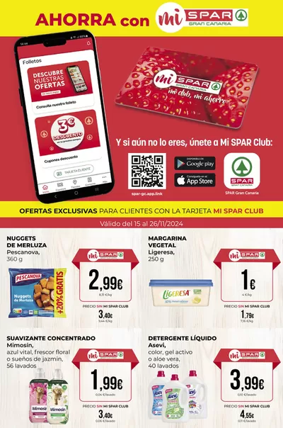 Catálogo SPAR Gran Canaria en Gáldar | Válido del 15 al 26/11/2024 | 15/11/2024 - 26/11/2024