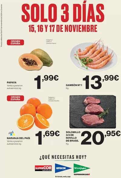 Catálogo El Corte Inglés en Santa Cruz de Tenerife | SOLO 3 DÍAS Canarias | 15/11/2024 - 17/11/2024