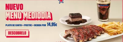 Ofertas de Restauración en Bonares | Nuevo Menú Mediodia de Foster's Hollywood | 15/11/2024 - 28/11/2024