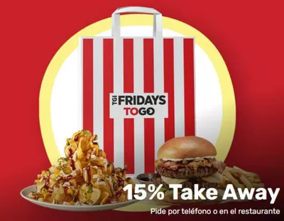 Catálogo TGI Friday's en Getafe | 15% take away | 15/11/2024 - 30/11/2024