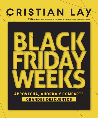 Ofertas de Perfumerías y Belleza en Cornellà | Black Friday Weeks de Cristian Lay | 18/11/2024 - 1/12/2024