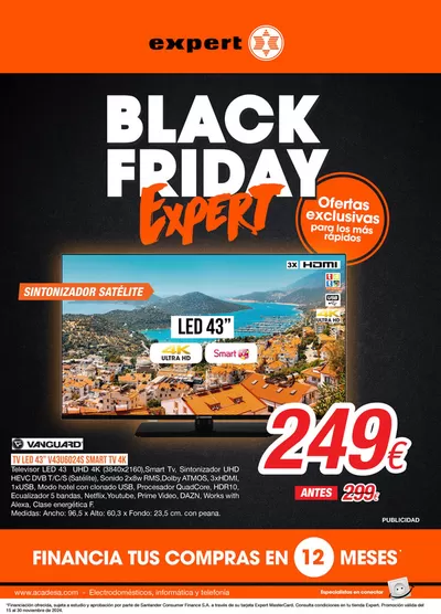 Ofertas de Informática y Electrónica en Telde | OFERTAS BLACK FRIDAY de Expert | 18/11/2024 - 30/11/2024