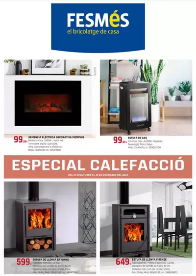 Catálogo Fes Més en Blanes | Especial Calefacció | 1/12/2024 - 30/12/2024