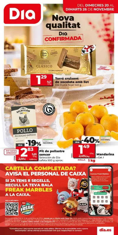 Ofertas de Hiper-Supermercados en Solsona | Nova qualitat Dia del 20 al 26 de novembre de Dia | 20/11/2024 - 26/11/2024