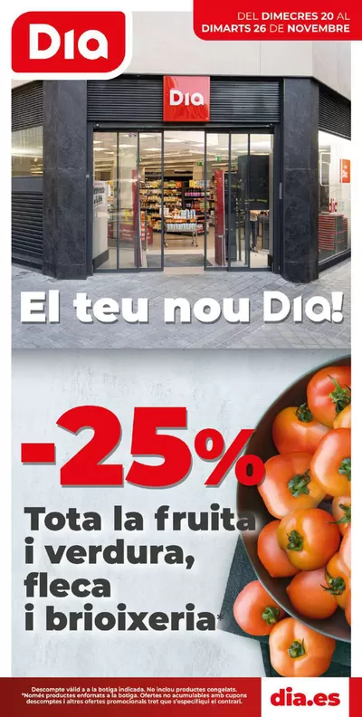 Ofertas de Hiper-Supermercados en Cambrils | El teu nou Dia del 20 al 26 de novembre de Dia | 20/11/2024 - 26/11/2024