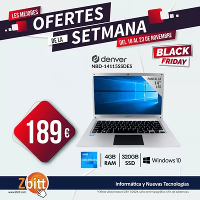 Ofertas de Informática y Electrónica en Calahorra | Black Friday  de Zbitt | 18/11/2024 - 23/11/2024