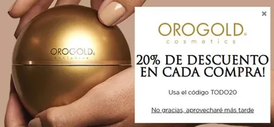 Catálogo Orogold Cosmetics en Marbella | 20% de descuento | 18/11/2024 - 25/11/2024