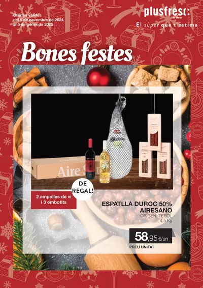 Catálogo Plusfresc en Lleida | Bones festes | 19/11/2024 - 5/1/2025