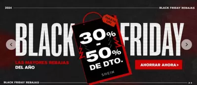 Ofertas de Ropa, Zapatos y Complementos en Málaga | Black Friday  de SheIn | 19/11/2024 - 30/11/2024