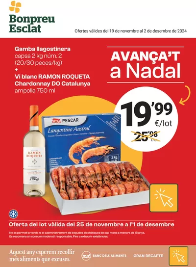 Catálogo BonpreuEsclat en Sabadell | Ofertes vàlides del 19 de novembre al 2 de desembre de 2024 | 19/11/2024 - 2/12/2024