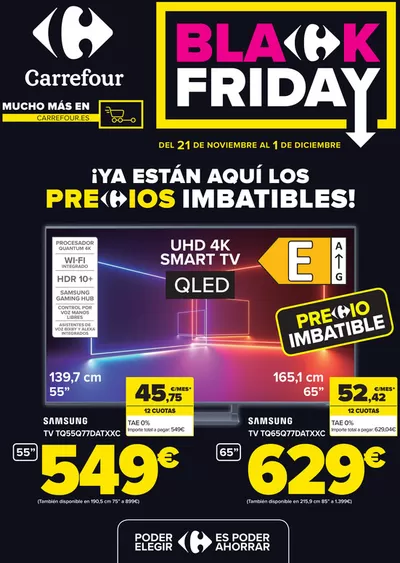 Catálogo Carrefour | ¡Ya están aquí los precios imbatibles! | 21/11/2024 - 1/12/2024