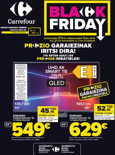 Catálogo Carrefour | ¡Ya están aquí los precios imbatibles! | 21/11/2024 - 1/12/2024