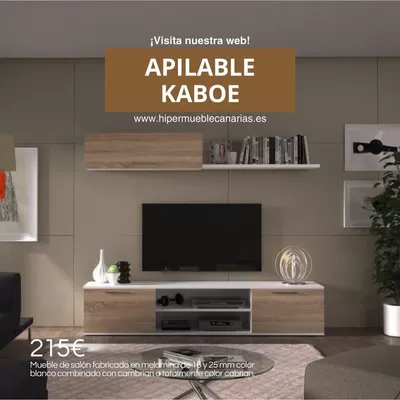 Catálogo HiperMueble Canarias en Telde | Apilable Kaboe | 20/11/2024 - 26/11/2024