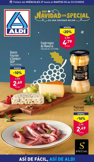 Catálogo ALDI en Vitoria | ¡Así de fácil, así de Aldi! | 27/11/2024 - 3/12/2024