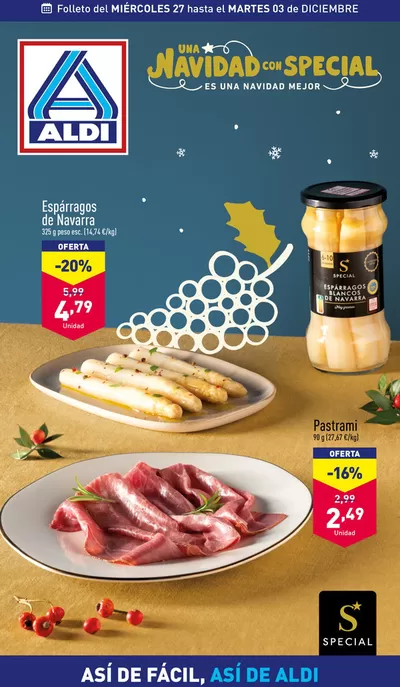 Ofertas de Hiper-Supermercados en Arrecife | ¡Así de fácil, así de Aldi! de ALDI | 27/11/2024 - 3/12/2024