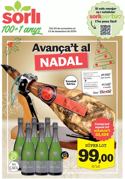 Catálogo Sorli en Santa Coloma de Gramenet | Avança’t al NADAL | 20/11/2024 - 1/12/2024