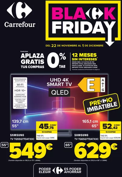 Catálogo Carrefour en Ceuta | Black Friday | 22/11/2024 - 1/12/2024