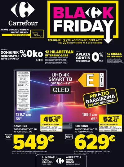 Catálogo Carrefour en Olaberria | Black Friday | 22/11/2024 - 1/12/2024