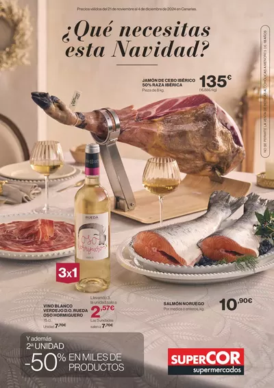 Catálogo Supercor en Las Palmas de Gran Canaria | Supercor supermercado ofertas quincenales Canarias | 21/11/2024 - 4/12/2024