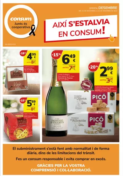 Catálogo Consum en Valencia | AIXÍ S’ESTALVIA EN CONSUM!  | 21/11/2024 - 11/12/2024