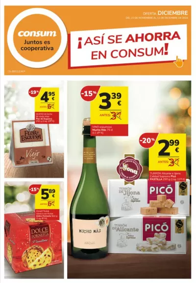 Catálogo Consum en Murcia | Así se ahorra en Consum!  | 21/11/2024 - 11/12/2024