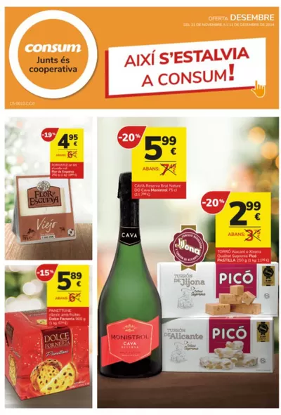 Catálogo Consum en Santa Coloma de Gramenet | AIXÍ S’ESTALVIA EN CONSUM!  | 21/11/2024 - 11/12/2024