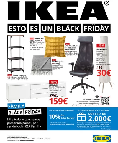 Ofertas de Hogar y Muebles en Icod de los Vinos | IKEA Catálogo ¡Esto es un Black Friday! de IKEA | 28/11/2024 - 1/12/2024