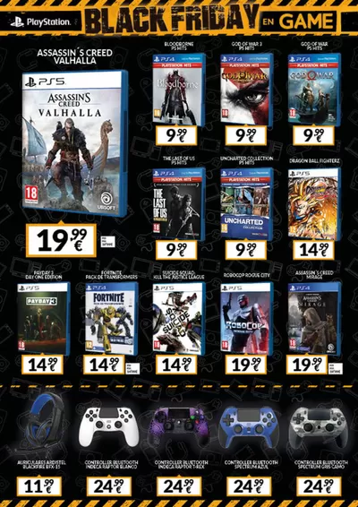 Catálogo Game en Ávila | Black Friday  | 22/11/2024 - 2/12/2024